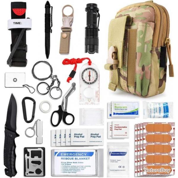 Kit de Survie COULEUR CAMOUFLAGE