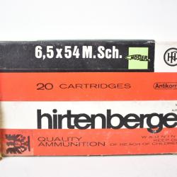 1 Boite de Munitions Hirtenberger calibre 6,5x54 M.Sch