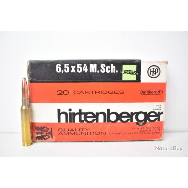 1 Boite de Munitions Hirtenberger calibre 6,5x54 M.Sch