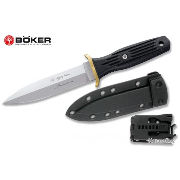 Boker 120546 Applegate Fairbairn Boot, Dague de combat, dfense
