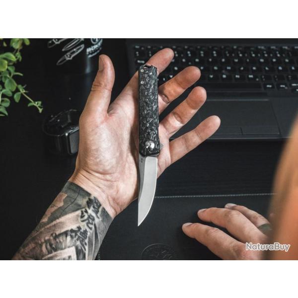 Boker Kwaiken Compact Flipper Marble Carbone  01BO231