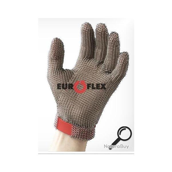 Euroflex 616553 Taille L (9) Bleu Gant de protection avec mailles anti coupure