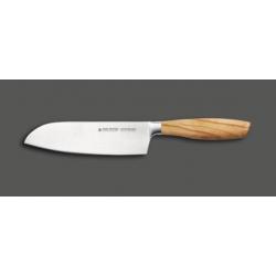 Felix Santoku Lame de 16 cm Bois d'Olive