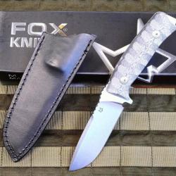 Fox FX-131MBSW Pro Hunter , Couteau de bushcraft , survie