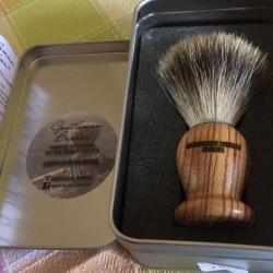 Gentleman Barbier Blaireau BZEPB Bois zébré