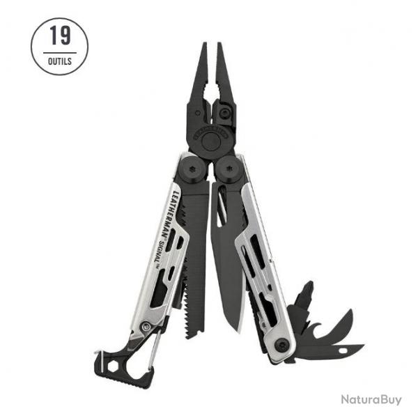 Leatherman 832626 Signal Noir et Argent