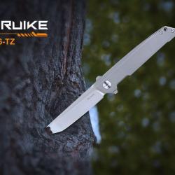 Ruike M126-TZ Couteau lame acier 154CM manche titane TC4