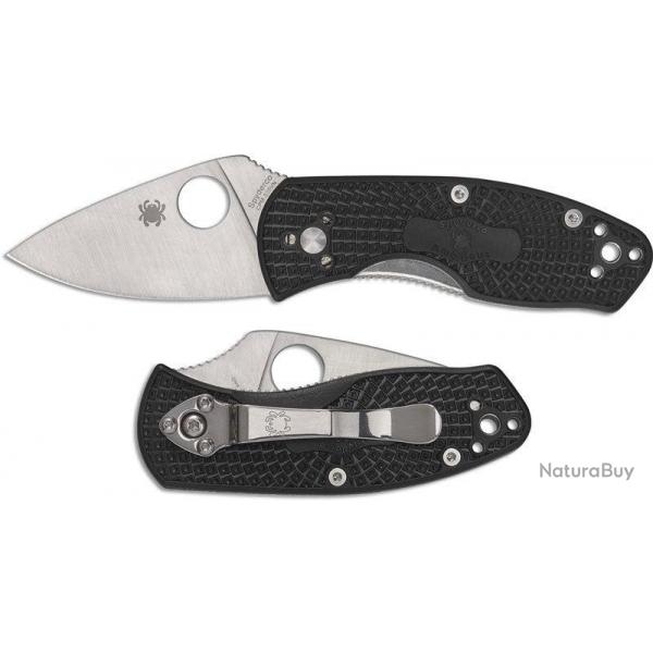 Spyderco Ambitious Lightweight C148PBK, couteau de poche