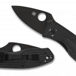 Spyderco C148PBBK Ambitious, FRN Black Blade