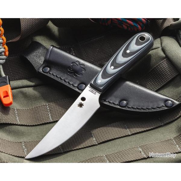 Spyderco Bow River FB46GP : Couteau Fixe Polyvalent sign Phil Wilson