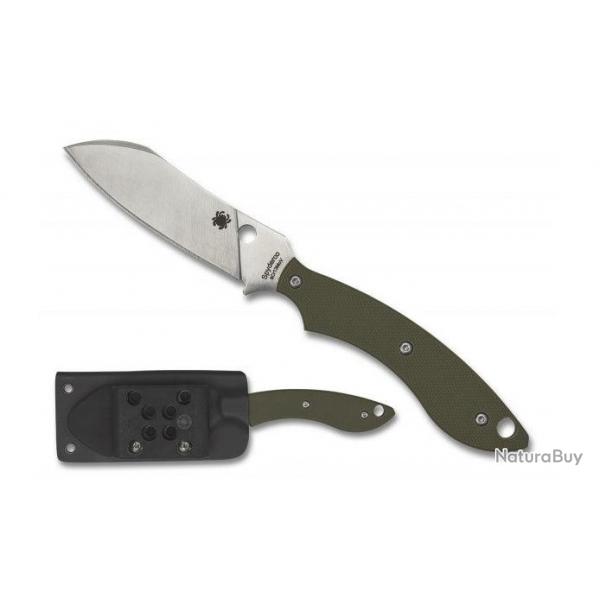 Spyderco FB50GPOD Stok Drop Point, OD Vert G-10