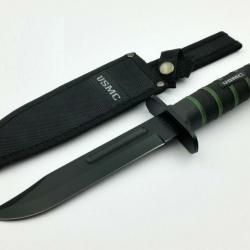 United Cutlery UC-3156 Usmc Blackout Militaire , réplique Ka-Bar