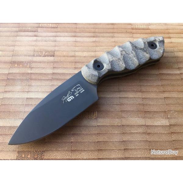 White River GTI 3, Black/ Olive Micarta, Black