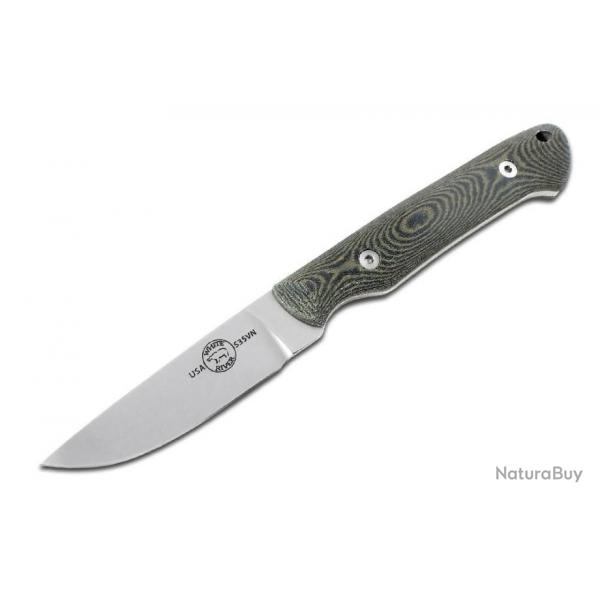 White River Small Game, Canvas Black Olive Micarta