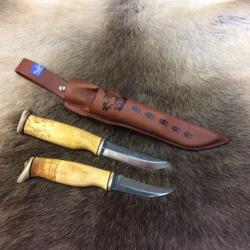 Wood Jewel 23AVKS , Couteau nordique Double Puukko