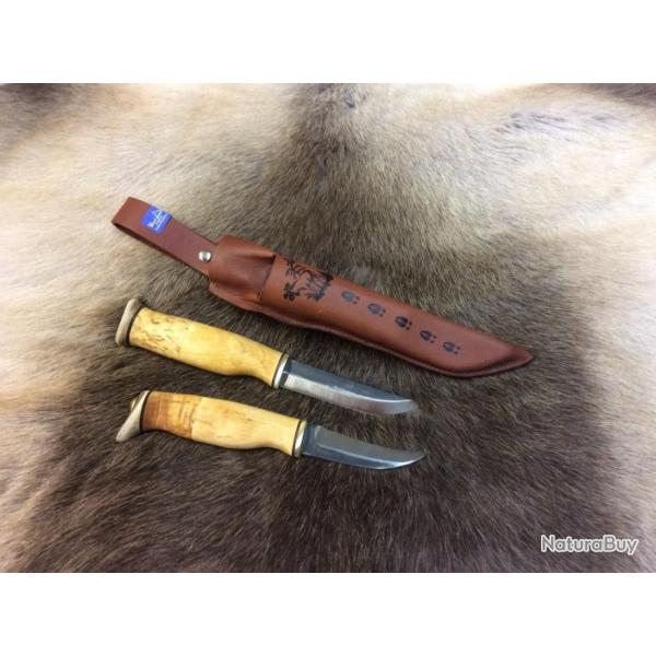 Wood Jewel 23AVKS , Couteau nordique Double Puukko