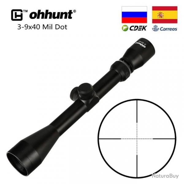 Ohhunt  lunette de vise tactique 3-9X40