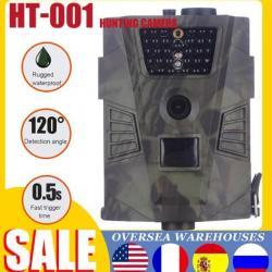 HT001 caméra de chasse 12MP 1080P 850nm LED