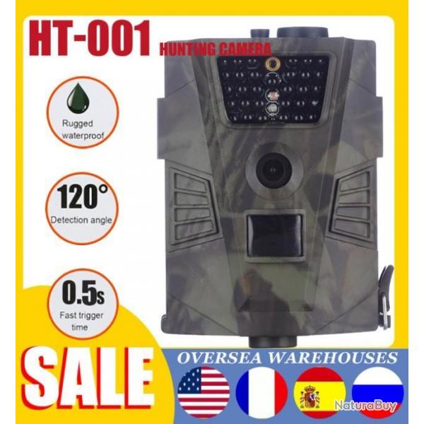 HT001 camra de chasse 12MP 1080P 850nm LED