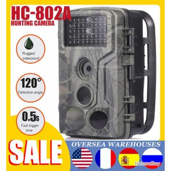 HC802A Camra de chasse 16mp 1080P, infrarouge, sans fil