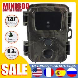 Mini600  Caméra de chasse 12mp, piège à photos, Vision nocturne,
