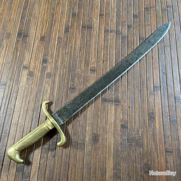 BEAU GLAIVE PRUSSIEN 1870 ARTILLEURS ALLEMAND NOMBREUX MARQUAGES