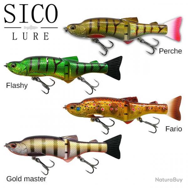 Leurre Sico Lure SICO SWIM SS 22cm Gold Master