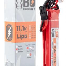 Airsoft - Batterie Li-Po 2 sticks 11.1V - 1300 mAh 25C tamiya | BO manufacture (0000 0834)