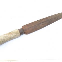 Ancienne baionnette couteau dague de chasse ? baio bouchon ? 18e / 19e Siècle ? A identifier.