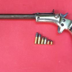 Pistolet Stevens Target 6'' 1er Model 22LR avec Dioptre et Guidon Tunnel