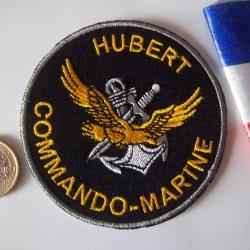 écusson militaire commando Hubert marine nationale Française
