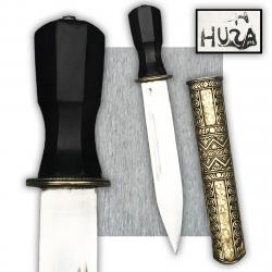 SUPERBE & RARE POIGNARD DE LUXE / DAGUE / COUTEAU DU TIBET, PAS SABRE, XIX, ORIGINAL