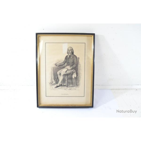 Gravure TALLEYRAND, dessin par J. Boilly, grav par Isabey Eugne Delaistre. 28,5cm x 22cm Napoleon