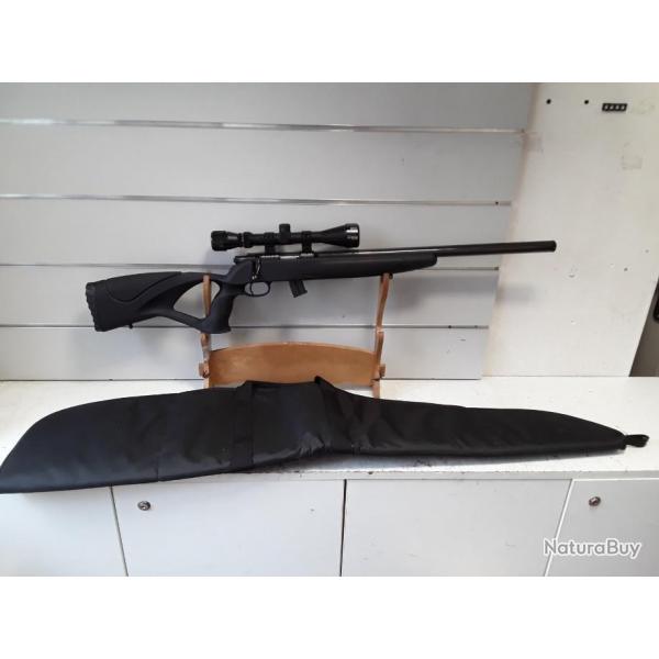 Carabine Black ops EM332 SILENCE cal.22lr synthtique + lunette 4x32 + fourreau