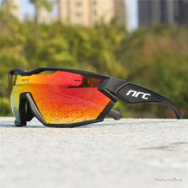 Lunettes Soleil UV 400 Accessoire Idal Cyclisme Randonne Pche Solide Unisexe Tendance P-Ride NRC