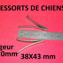 paire ressorts de chiens fusil 38x43mm juxtaposé hammerless etc.- VENDU PAR JEPERCUTE (SZA876)