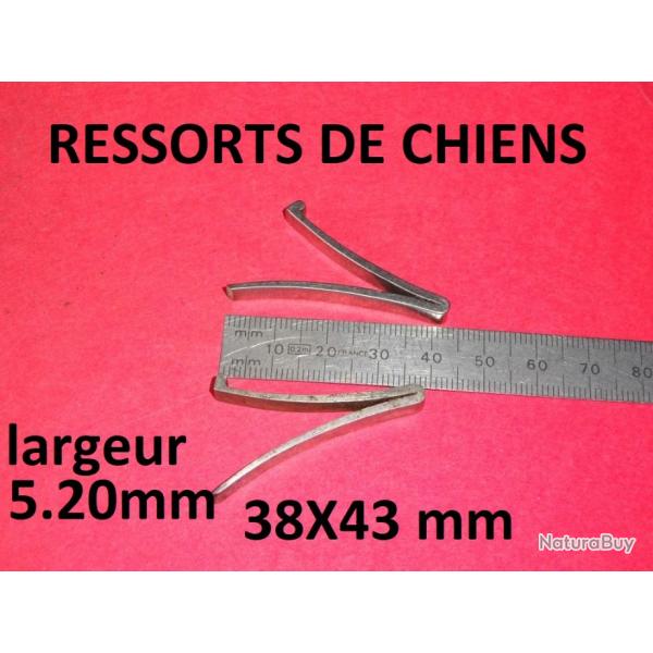 paire ressorts de chiens fusil 38x43mm juxtapos hammerless etc.- VENDU PAR JEPERCUTE (SZA876)