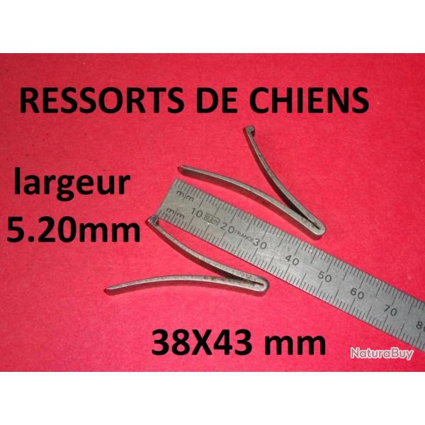 paire ressorts de chiens fusil 38x43mm juxtapos hammerless etc.- VENDU PAR JEPERCUTE (SZA878)