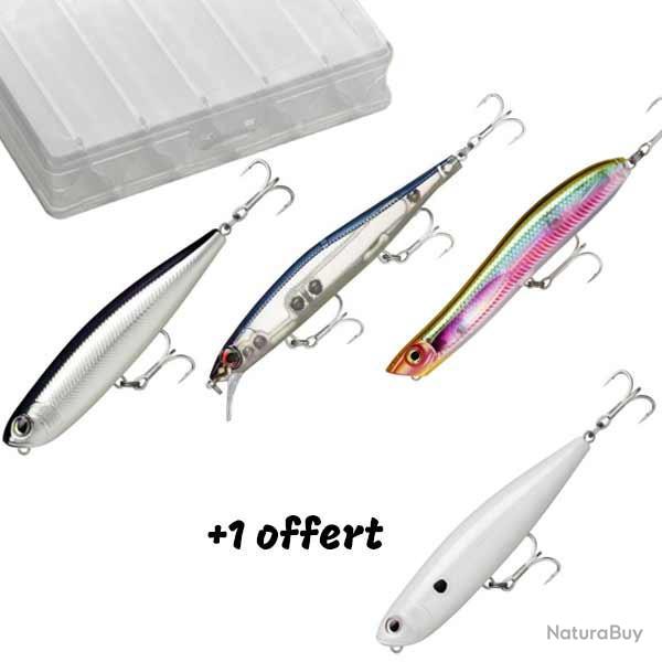 Box Rapala 3+1 Leurre Offert + Bote