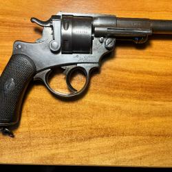 Revolver Chamelot-Delvigne 1873 - année 1875 - arme dans son jus - jamais polie
