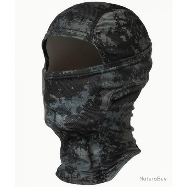 Cagoule de camouflage fort noir