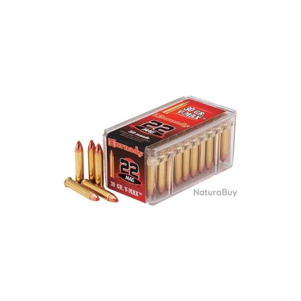 Hornady 22 WMR 30 GR V-MAX (22 magnum)