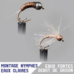Montage Nymphe Garbolino - Debut De Saison / Eaux Fortes - Eaux Claires x2