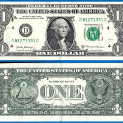 Usa 1 Dollar 2017 A Mint Cleveland D4 Dollar Billet Etats Unis US Washington