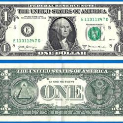 Usa 1 Dollar 2017 A Mint Richmond E5 Dollar Billet Etats Unis US Washington