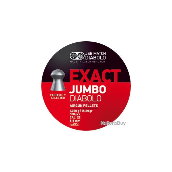 Plombs air comprim cal.5.5 jsb exact jumbo diabolo par 500