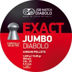 Plombs air comprimé cal.5.5 jsb exact jumbo diabolo par 1500