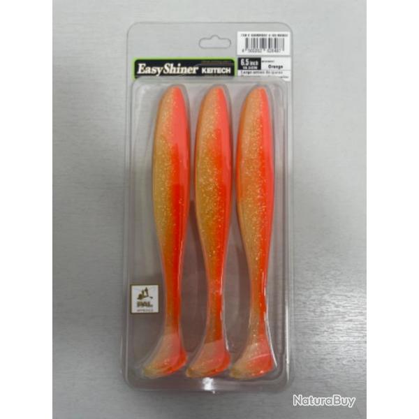 !! LEURRE KEITECH EASY SHINER 6.5' COL ORANGE