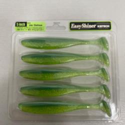 !! LEURRE KEITECH EASY SHINER 5'´ COL LIME CHARTREUSE
