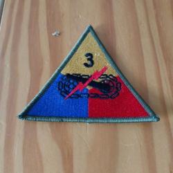 Patch armee us 3rd ARMORED DIVISION